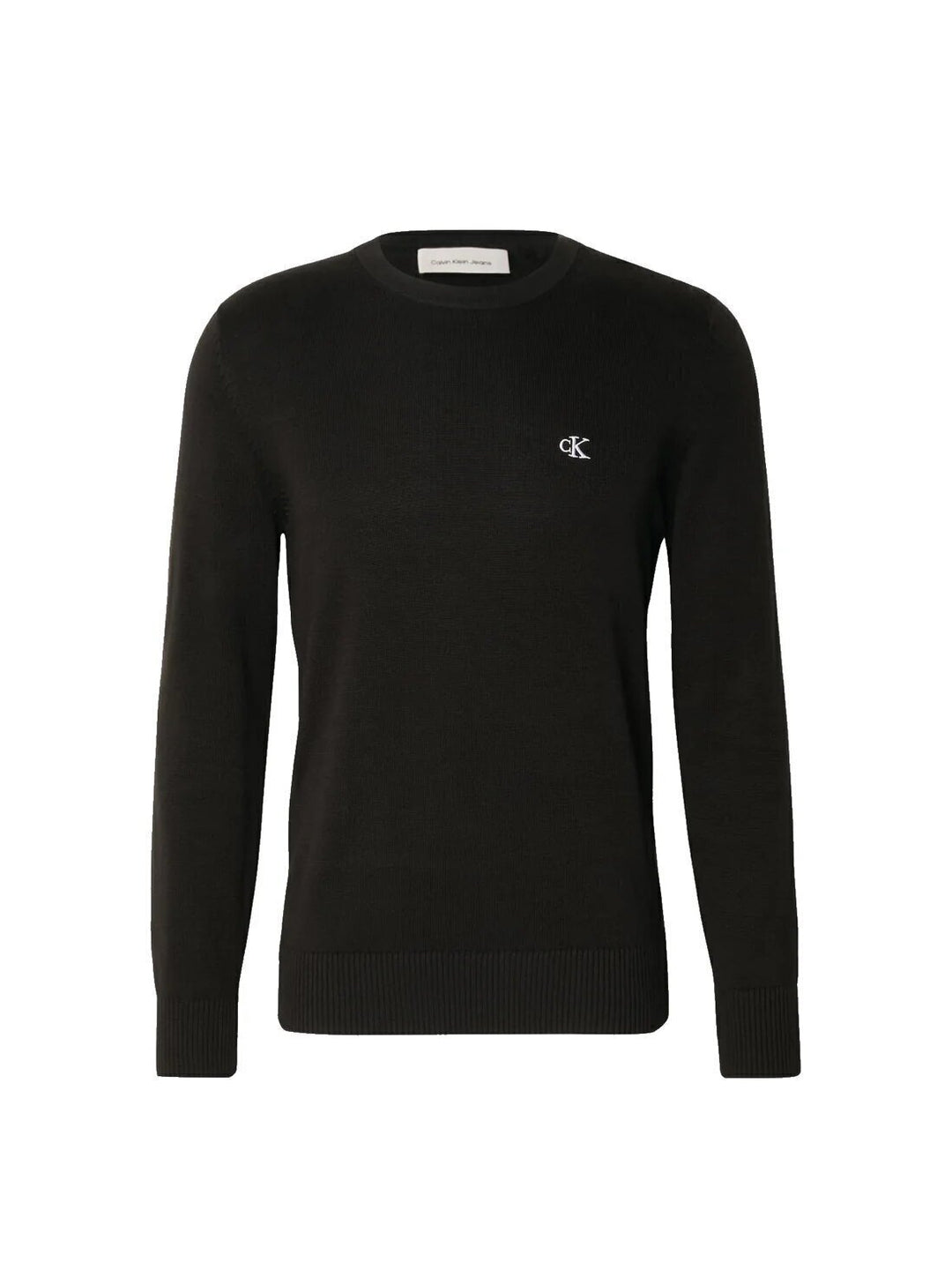 CALVIN KLEIN  Maglione a Giro Basic Logo Ricam. Uomo |  JEK PIT