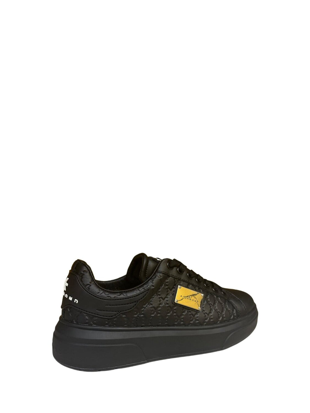 JOHN RICHMOND X  Sneakers Leather Logo x Allover Su Tinta Uomo |  JEK PIT