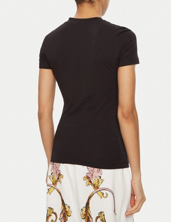 VERSACE JEANS  t-Shirt Thickfoil Logo Giro Dorato Donna |  JEK PIT