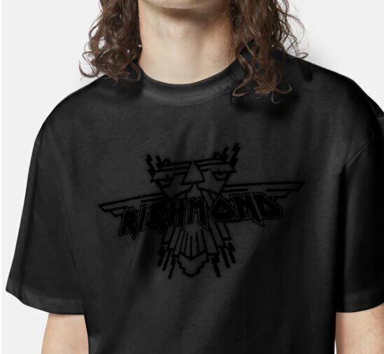 JOHN RICHMOND  t-Shirt Over Stampa Floccata Uomo |  JEK PIT