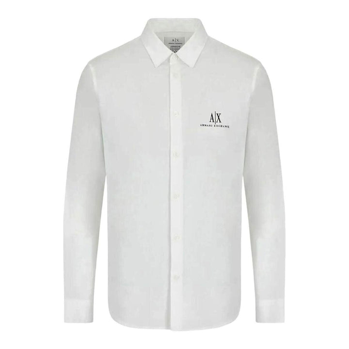 ARMANI EXCHANGE  Camicia Con Logo Ricamato Uomo |  JEK PIT