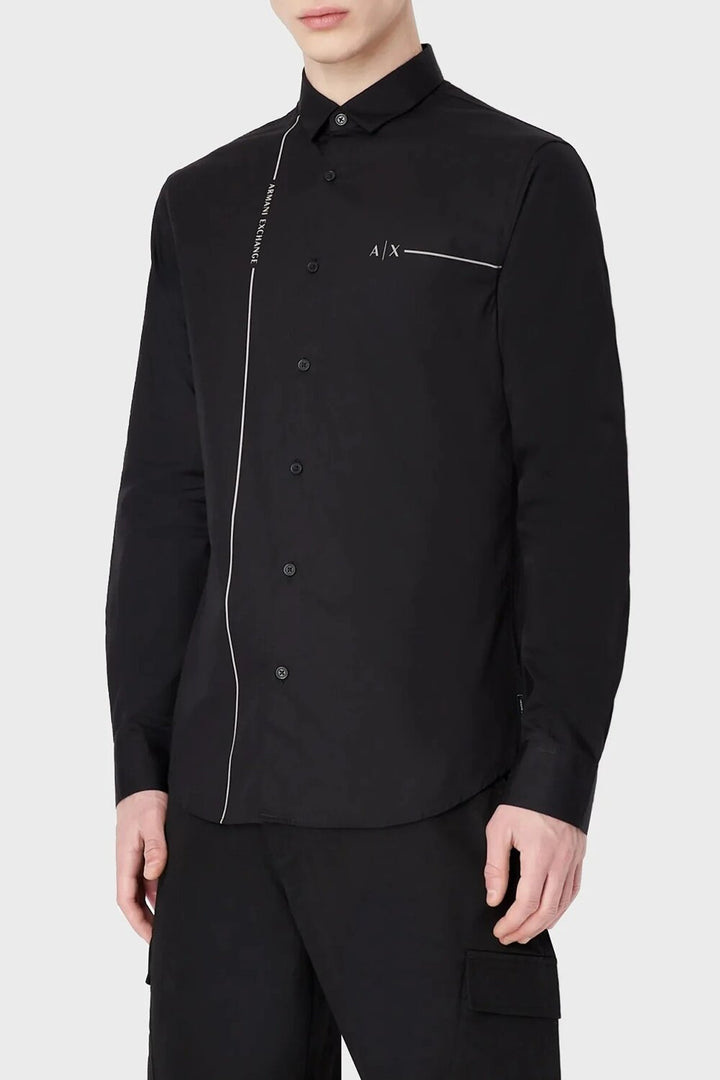 ARMANI EXCHANGE  Camicia Con Logo Laterale Uomo |  JEK PIT