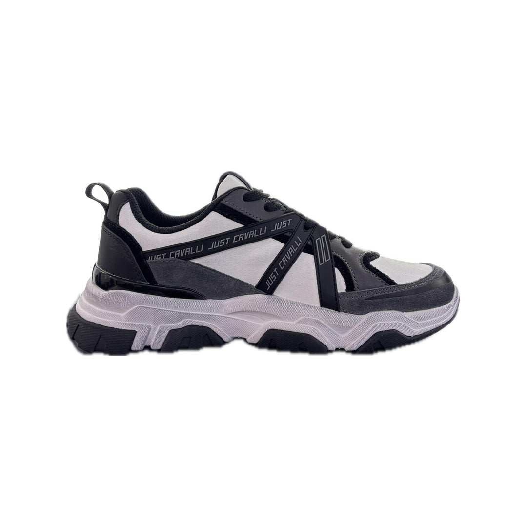 JUST CAVALLI  Sneakers Fondo Liuk Dis.sh5 Multilogo Uomo |  JEK PIT