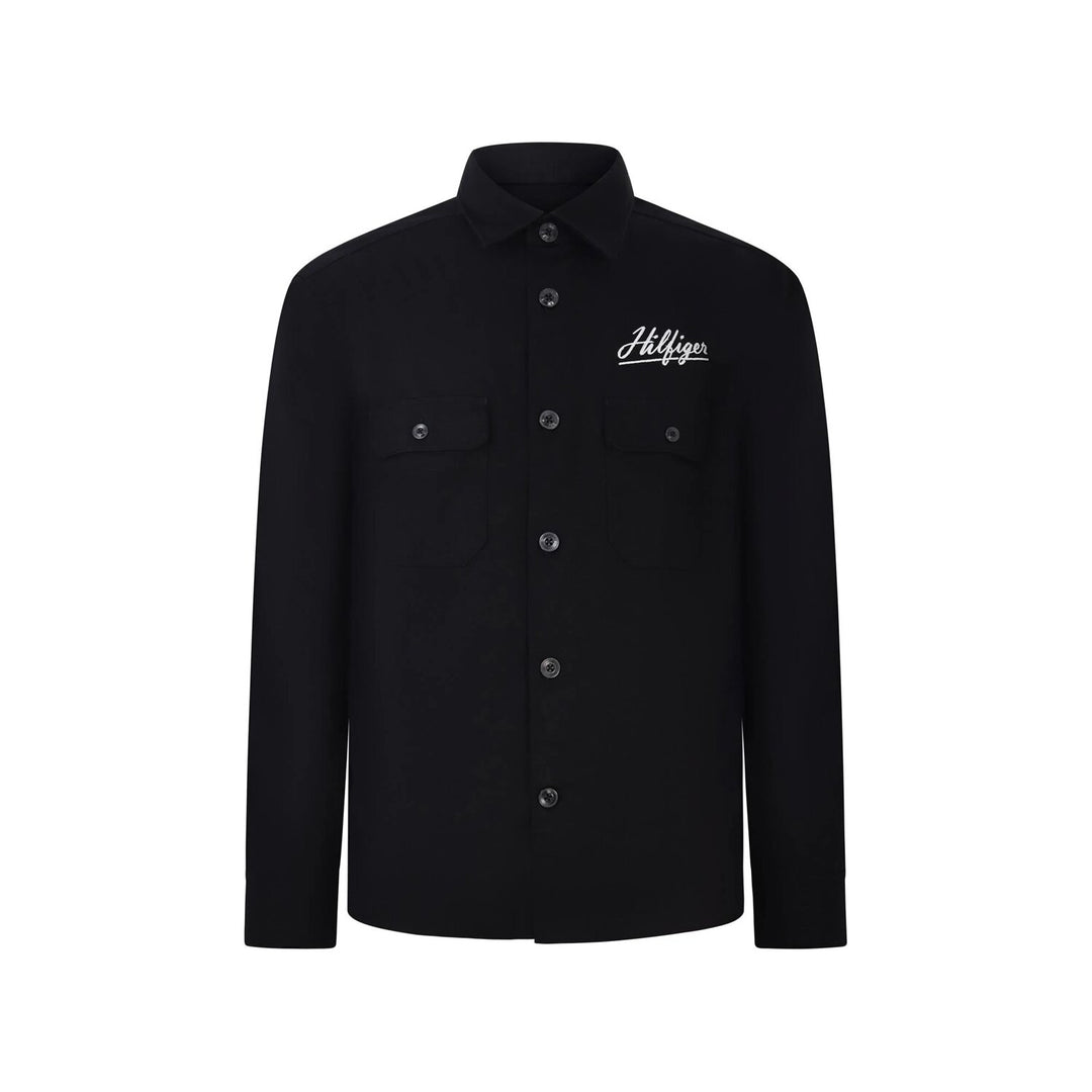 TOMMY HILFIGER  Camicia Over Con Logo In Corsivo Uomo |  JEK PIT