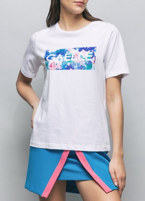 GAELLE  t-Shirt Jersey Stampa Riquadro Donna |  JEK PIT