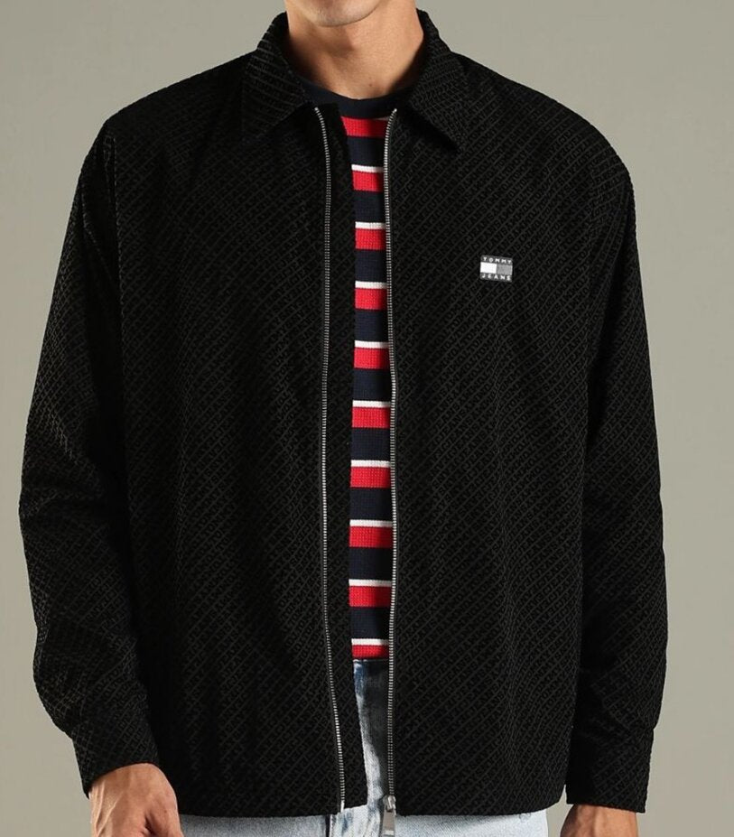 TOMMY JEANS  Giacca Camicia Allover Floccato Uomo |  JEK PIT