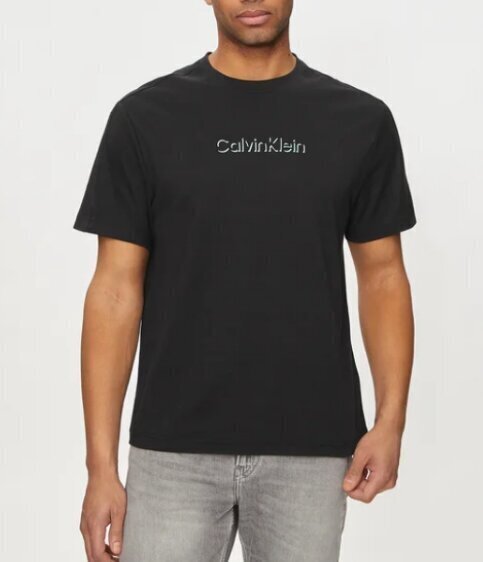 CALVIN KLEIN  t-Shirt Doppio Logo In Rilievo Uomo |  JEK PIT