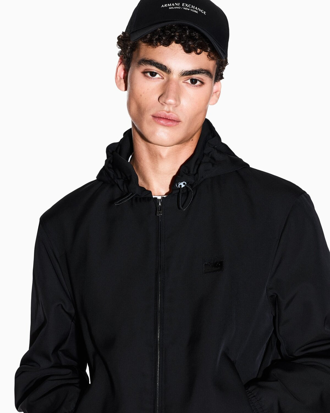 ARMANI EXCHANGE  Giubbino Cappuccio Logo Gommato Uomo |  JEK PIT