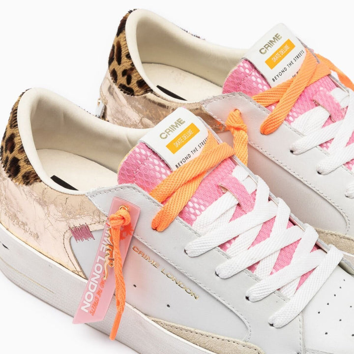 CRIME LONDON  Sneakers Bicolor Con Patch Maculata Donna |  JEK PIT