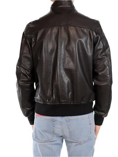 BLAUER  Giubbino Pelle Elastico Logo Pc Uomo |  JEK PIT