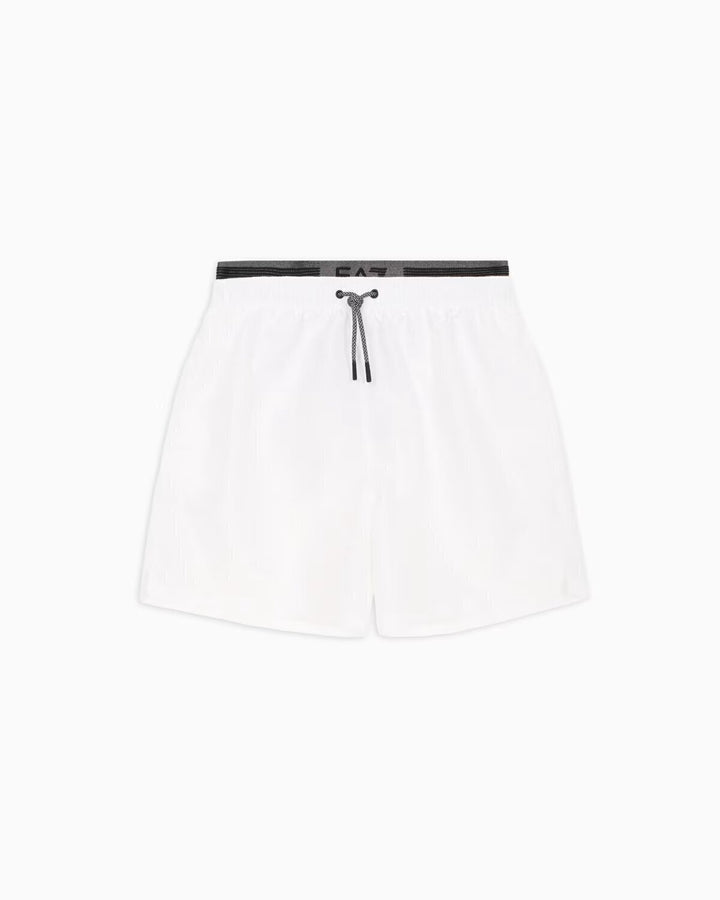 Boxer Beachwear Logo Tape Elatsico Uomo - JEK PIT