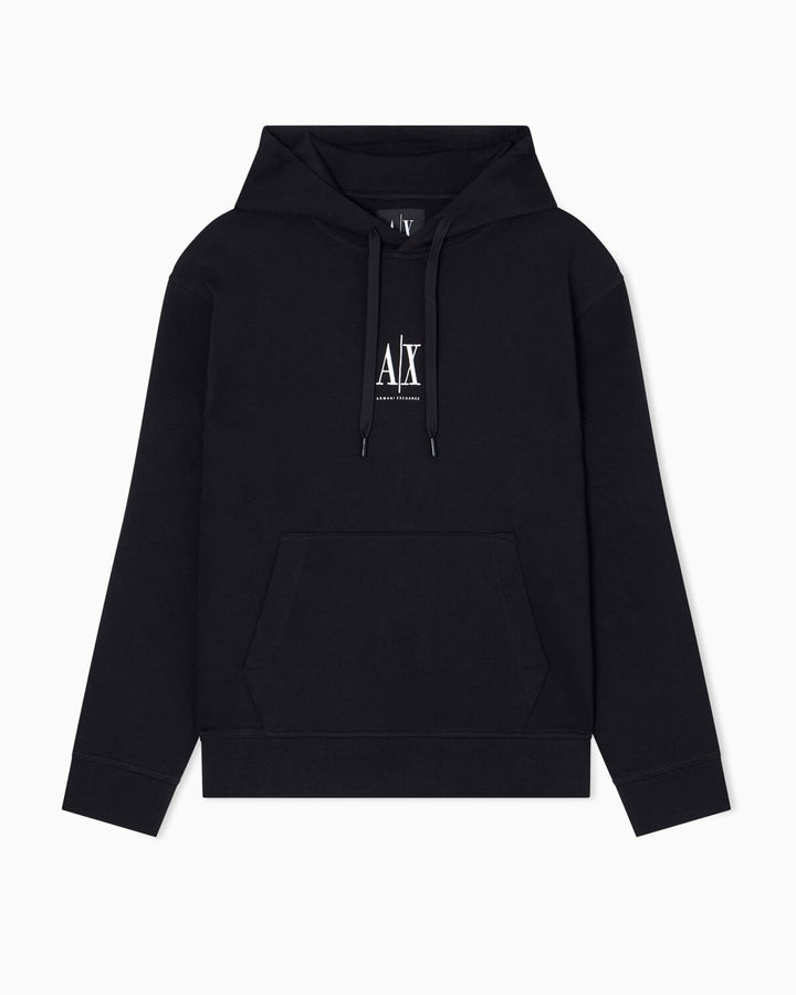 ARMANI EXCHANGE  Felpa Con Cappuccio Ricamo Centrale Uomo |  JEK PIT