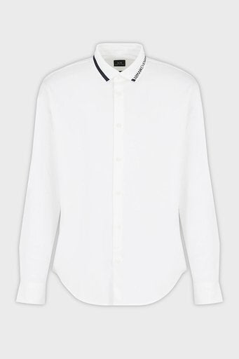 ARMANI EXCHANGE  Camicia Con Logo Sul Collo Uomo |  JEK PIT