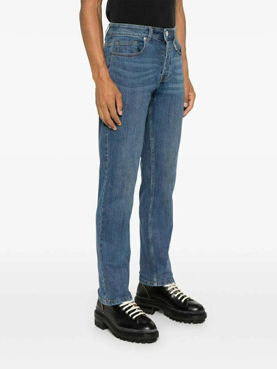 Jeans 5 Pockets Riven Slim Fit Uomo - JEK PIT