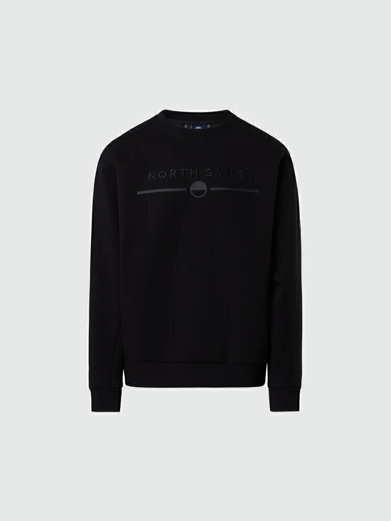 Felpa Giro Logo Ricamato E Gomm. Uomo - JEK PIT