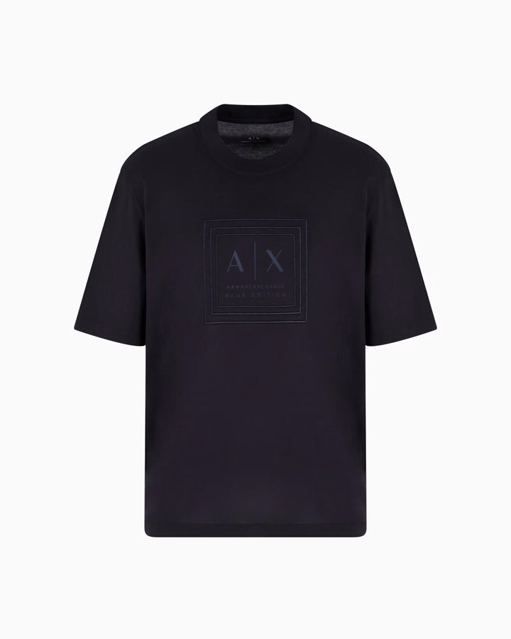 ARMANI EXCHANGE  t-Shirt Logo Triplo Riquadro Ricamato Uomo |  JEK PIT