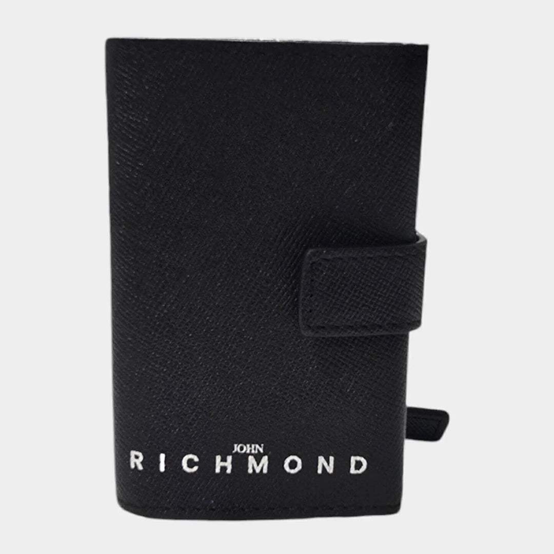 JOHN RICHMOND  Portacarte Acciaio Saffiano Uomo |  JEK PIT