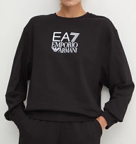 EMPORIO ARMANI EA7  Felpa Giro Logo Centrale Gr Donna |  JEK PIT