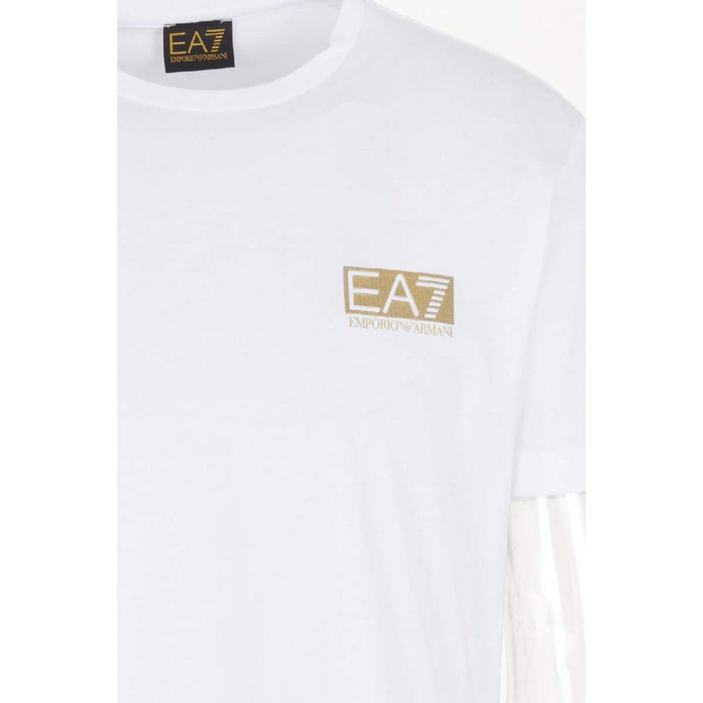 EMPORIO ARMANI EA7  t-Shirt Logo Gold Uomo |  JEK PIT