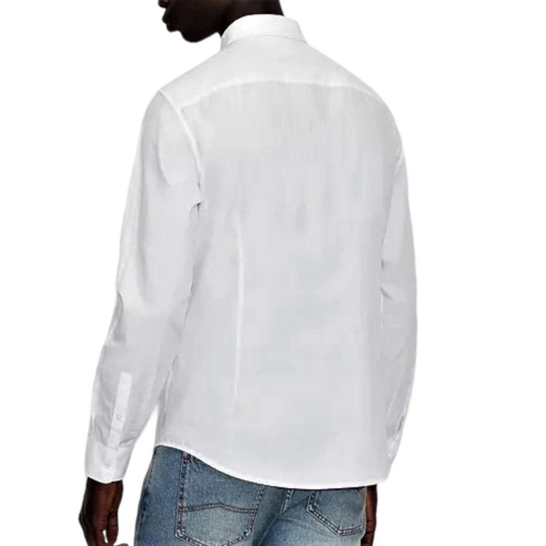 ARMANI EXCHANGE  Camicia Con Logo Ricamato Uomo |  JEK PIT