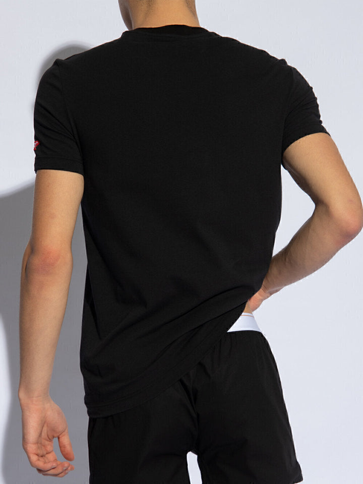 DSQUARED2  Maglia Logo Manica Round Neck Uomo |  JEK PIT