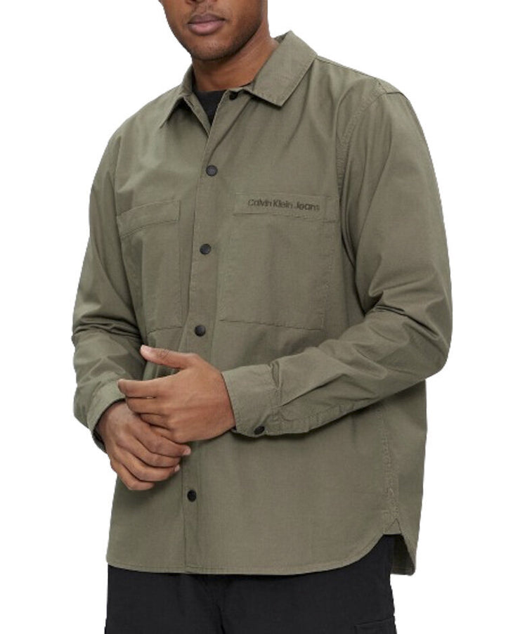 CALVIN KLEIN  Camicia Due Taschini Logo Pc Uomo |  JEK PIT