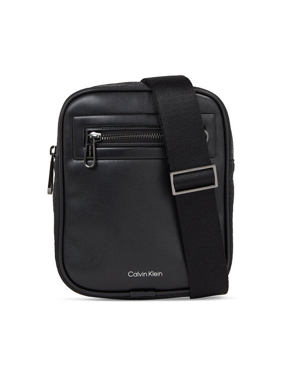 CALVIN KLEIN  Borsello Real Leather Monogram Uomo |  JEK PIT