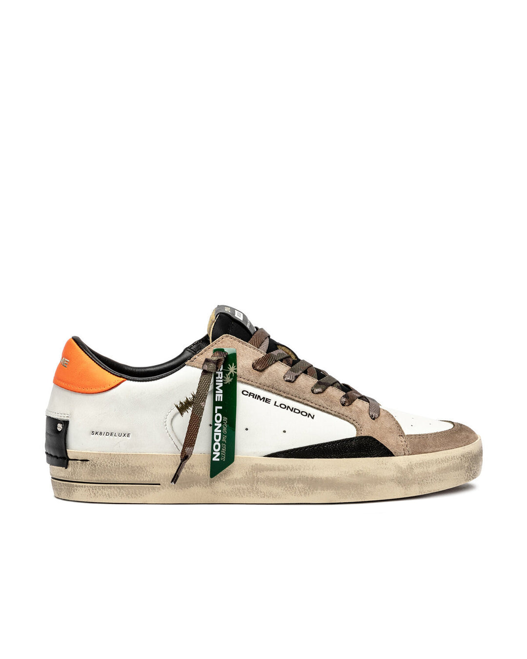 CRIME LONDON  Sneakers Sk8 Retro Orange Deluxe Uomo |  JEK PIT