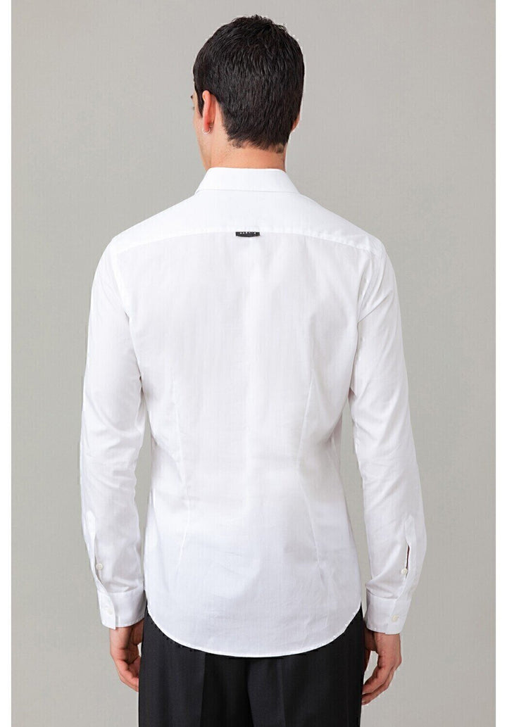 Camicia Con Ricamo Su Taschino Uomo - JEK PIT