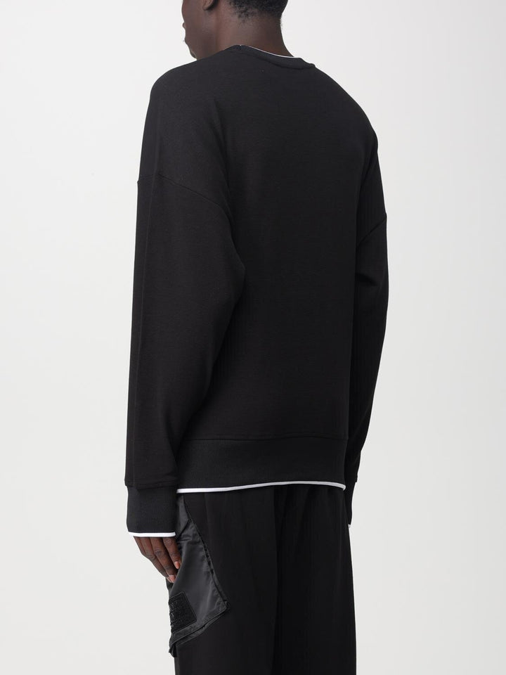 ARMANI EXCHANGE  Felpa Giro White Logo Su Tinta Uomo |  JEK PIT