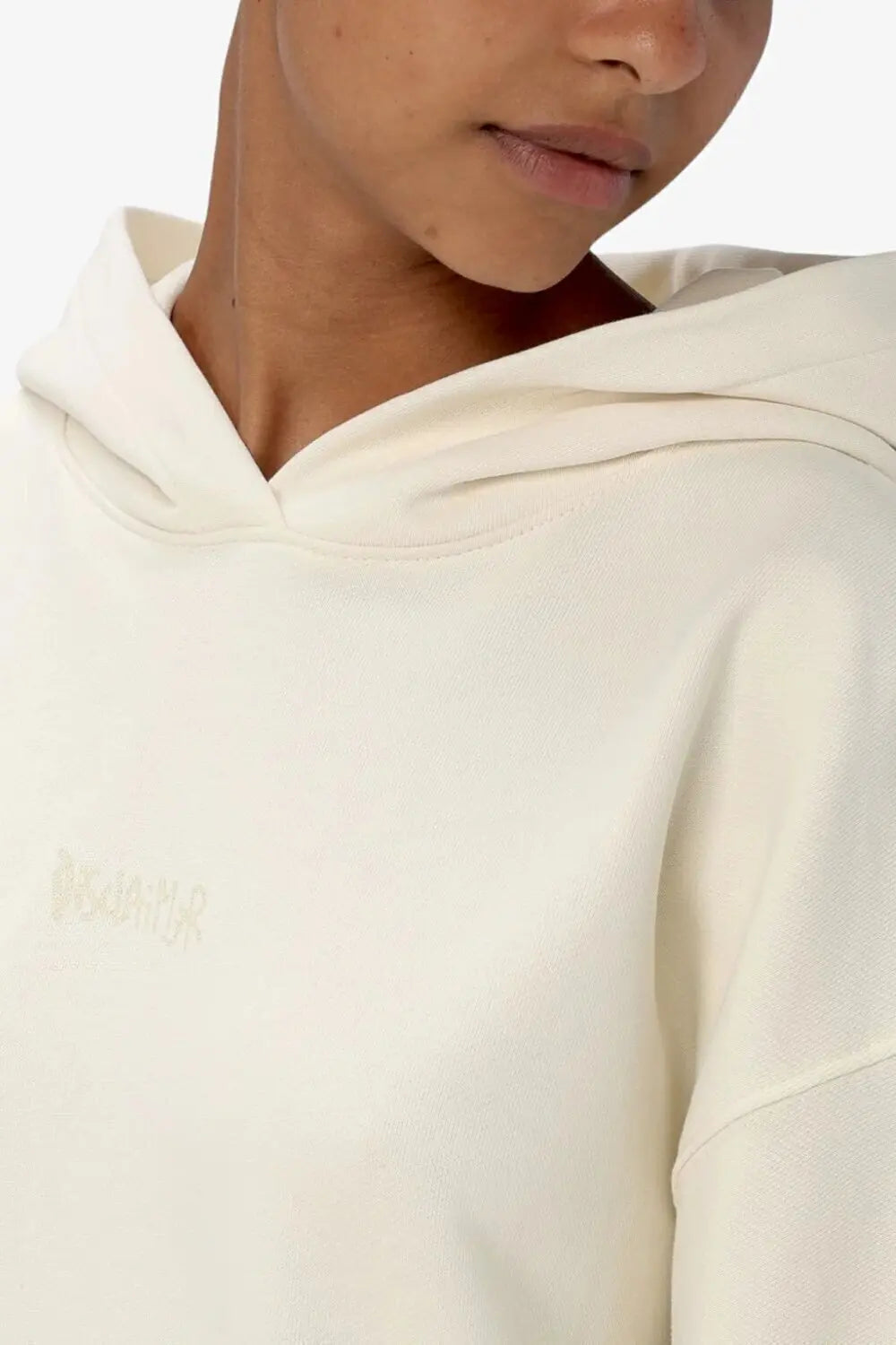 DISCLAIMER  Felpa Cappuccio Stampa Glitter Donna |  JEK PIT