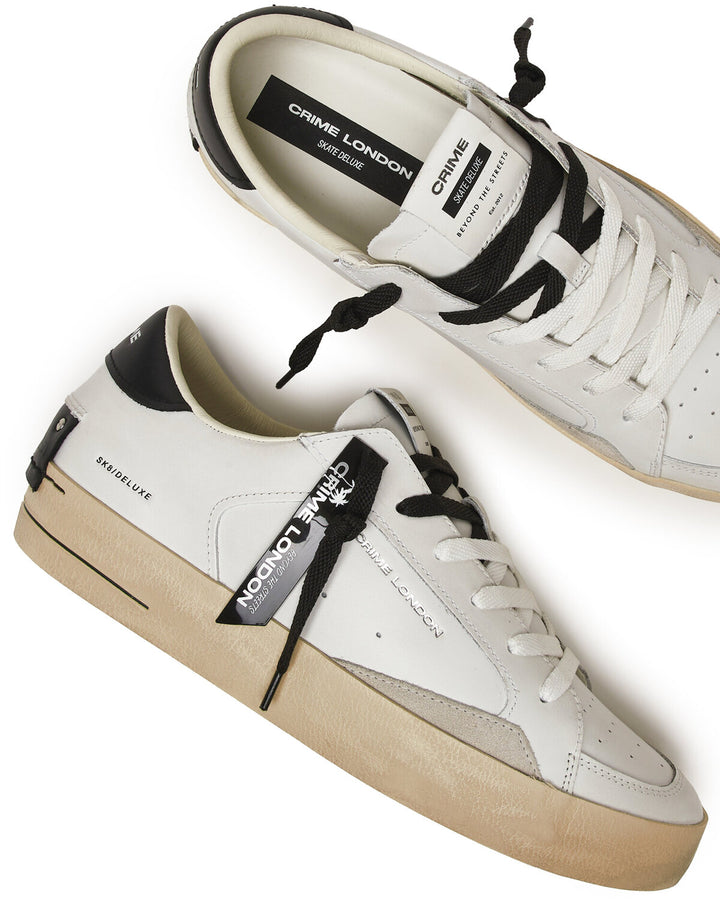 CRIME LONDON  Sneakers Sk8 Black Contrast Uomo |  JEK PIT