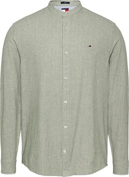 TOMMY JEANS  Camicia Tjm Linen Mix Coreana Gess. Uomo |  JEK PIT