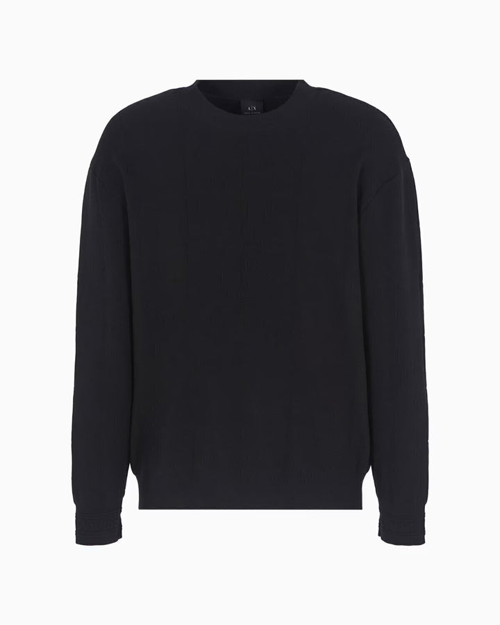 ARMANI EXCHANGE  Maglione a Quadri Logo Polsino Uomo |  JEK PIT