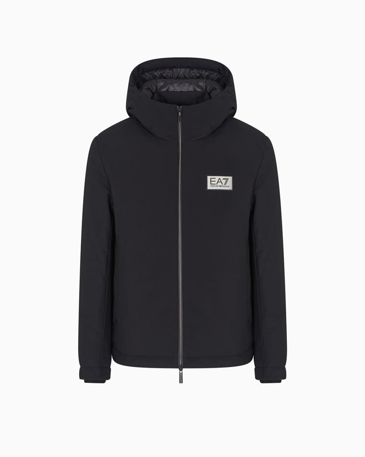 EMPORIO ARMANI EA7  Giubbotto Logo Dorato Con Cappuccio Uomo |  JEK PIT