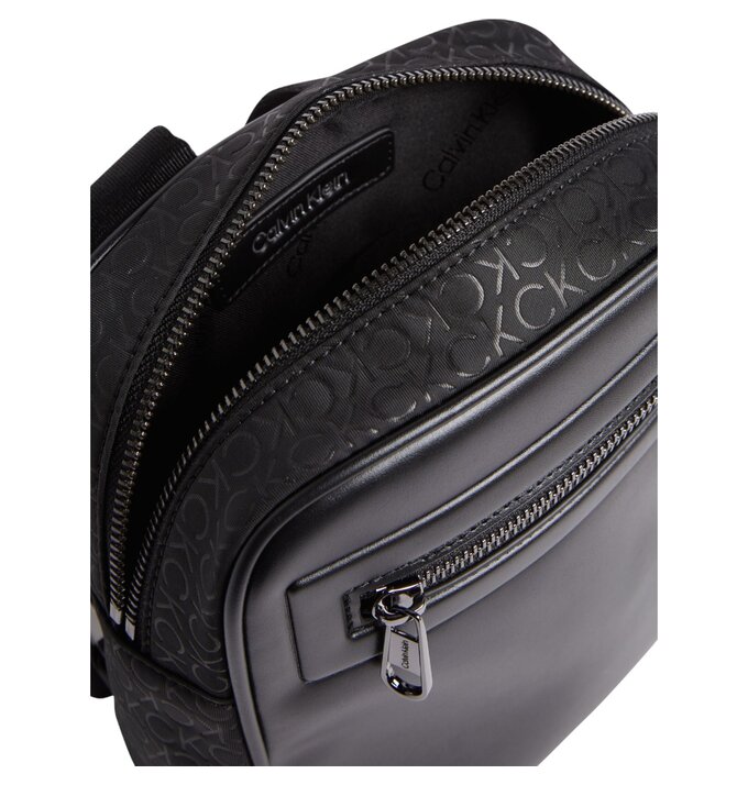 CALVIN KLEIN  Borsello Real Leather Monogram Uomo |  JEK PIT