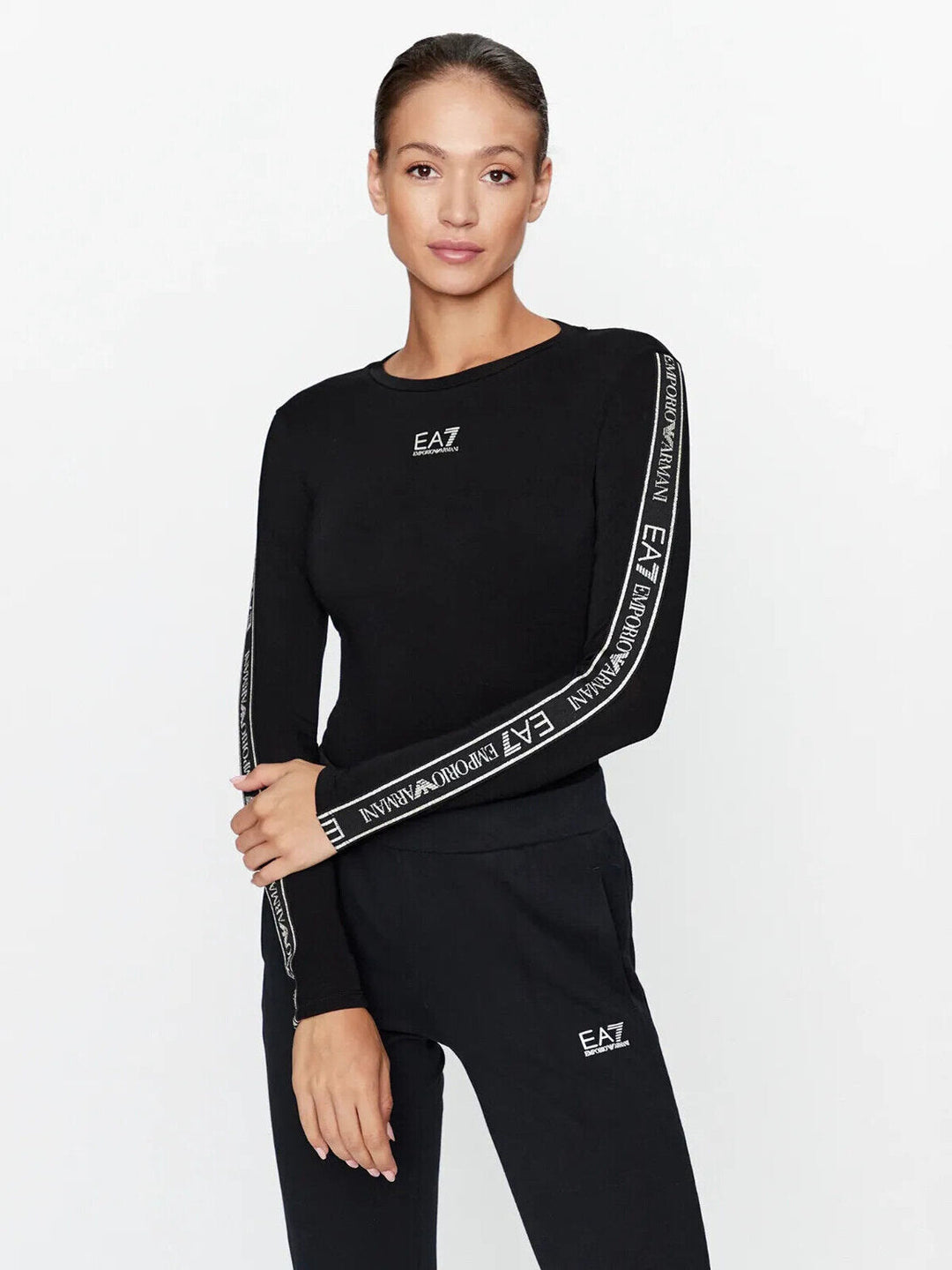 EMPORIO ARMANI EA7  Maglia Manica Lunga Banda Donna |  JEK PIT