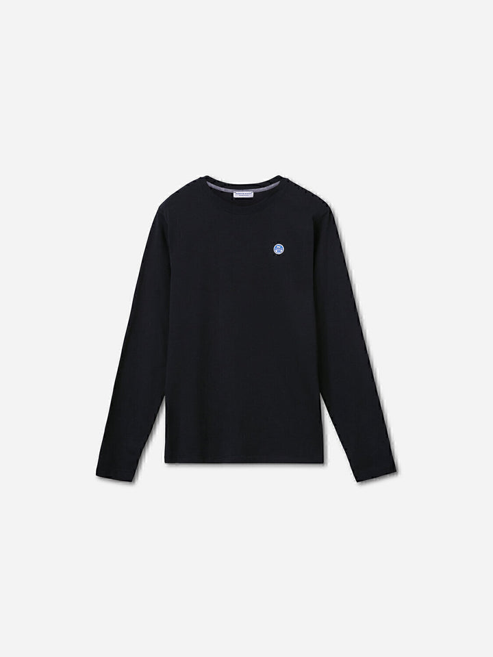 T-Shirt M.lunga Basic Ricamo Uomo - JEK PIT