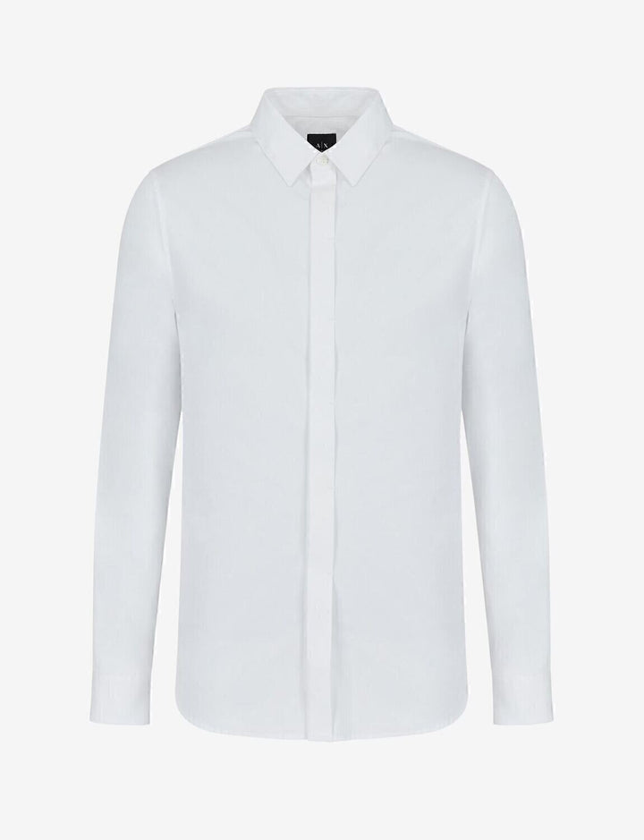 ARMANI EXCHANGE  Camicia Basic Logo Ricamato Uomo |  JEK PIT