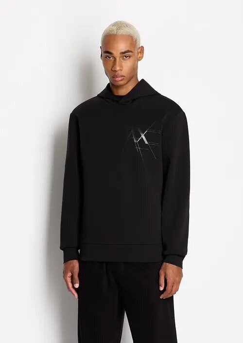 ARMANI EXCHANGE  Felpa Capp. Stampa Su Tinta Uomo |  JEK PIT
