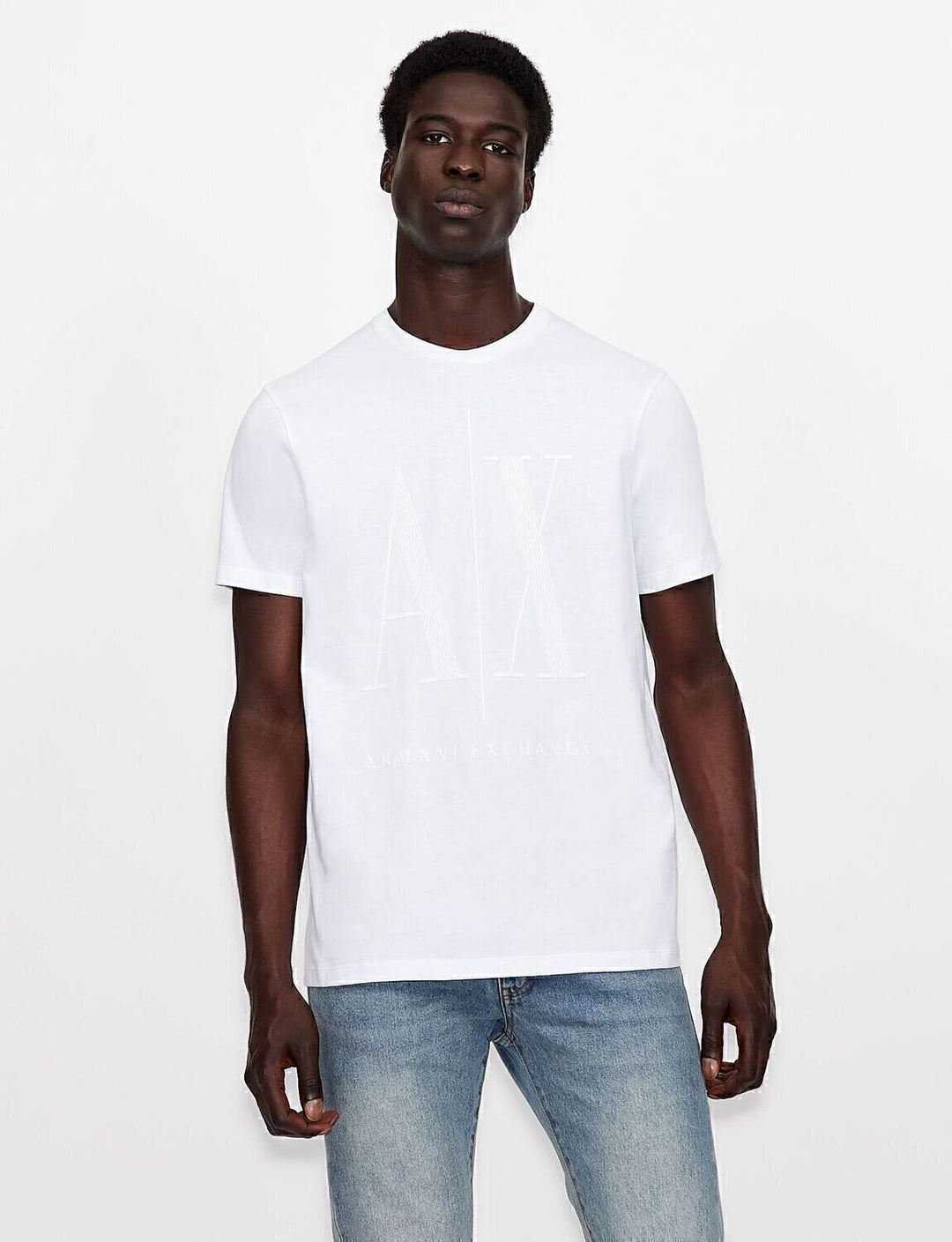 ARMANI EXCHANGE  t-Shirt Logo Su Tinta Flocc Gr Uomo |  JEK PIT
