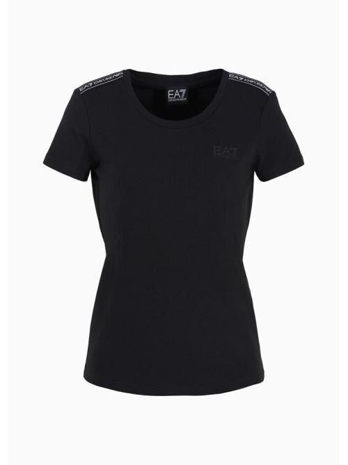 EMPORIO ARMANI EA7  t-Shirt Banda Texture Donna |  JEK PIT