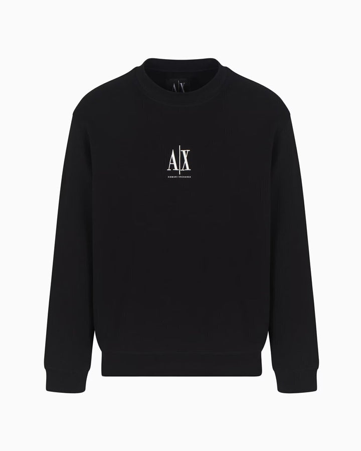 ARMANI EXCHANGE  Felpa Giro Basic Logo Ricamato Gr Uomo |  JEK PIT