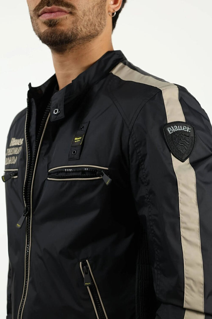 BLAUER  Giubbino Stampa Fronte-Retro Gr Uomo |  JEK PIT