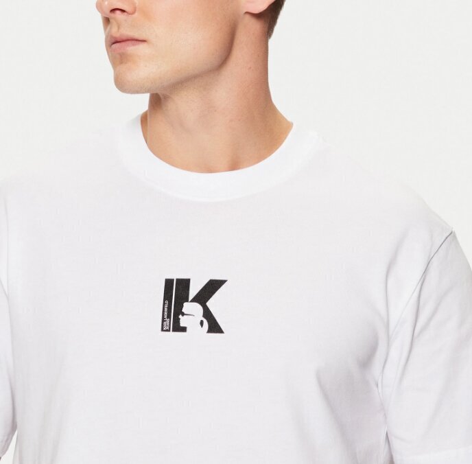 KARL LAGERFELD  t-Shirt Klj Reg Ss k-Logo Tee Centrale Uomo |  JEK PIT