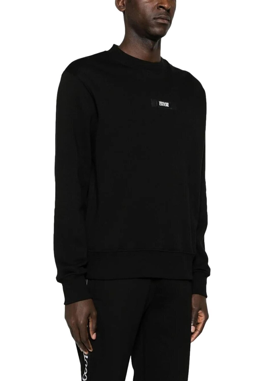 VERSACE JEANS  Felpa Giro Logo Gommato Centr. Uomo |  JEK PIT