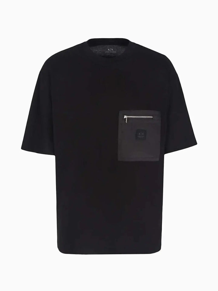 ARMANI EXCHANGE  t-Shirt Con Zip Su Taschino Uomo |  JEK PIT