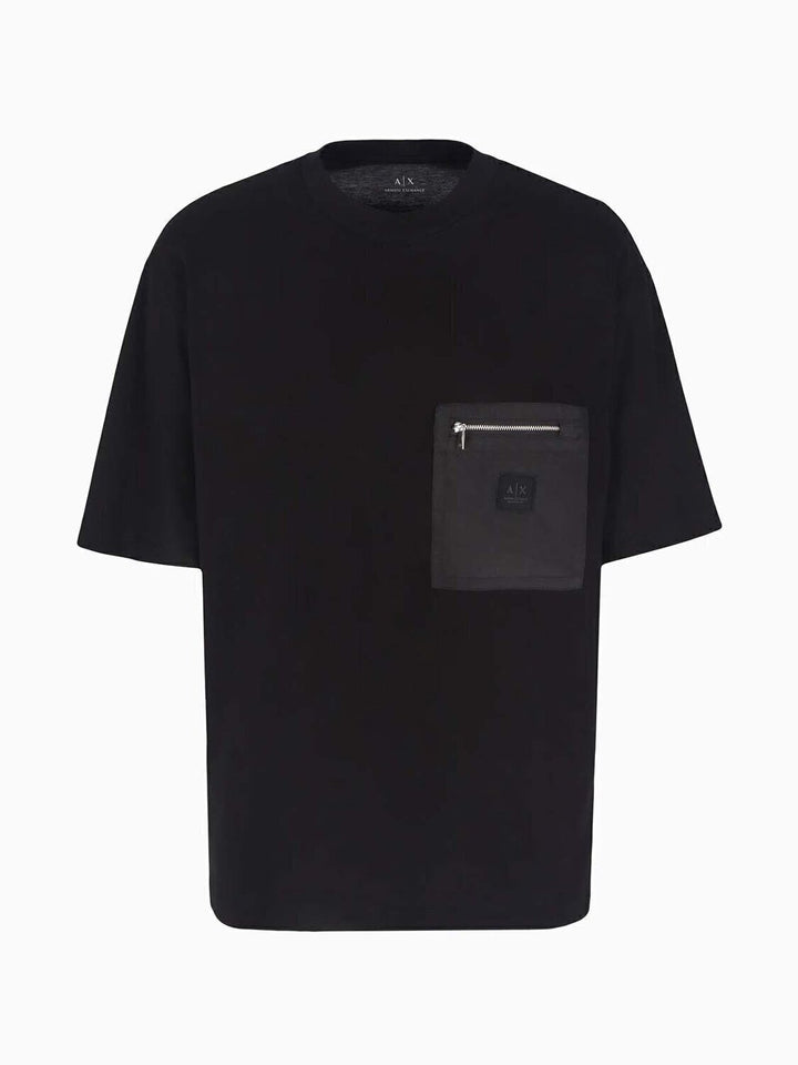 ARMANI EXCHANGE  t-Shirt Con Zip Su Taschino Uomo |  JEK PIT
