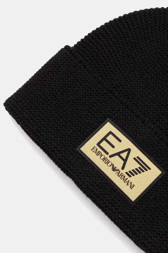 EMPORIO ARMANI EA7  Cappello Con Logo Dorato Frontale Uomo |  JEK PIT