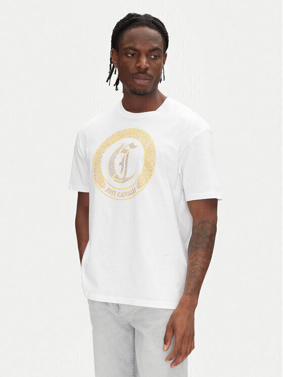 JUST CAVALLI  t-Shirt Logo Round Studs Gr Uomo |  JEK PIT